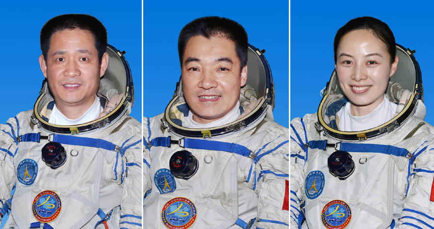 授權(quán)發(fā)布：神十乘組航天員簡歷及標(biāo)準(zhǔn)照