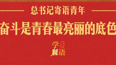 奮斗是青春最亮麗的底色