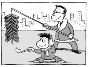 春節(jié)若遇霧霾，煙花怎么放？