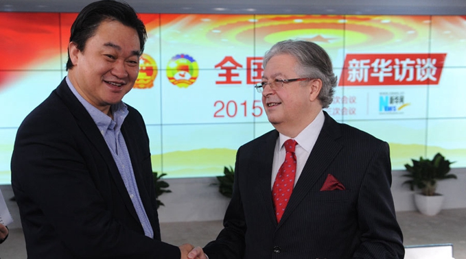 瑞士駐華大使戴尚賢接受新華網(wǎng)獨(dú)家&ldquo;兩會&rdquo;訪談